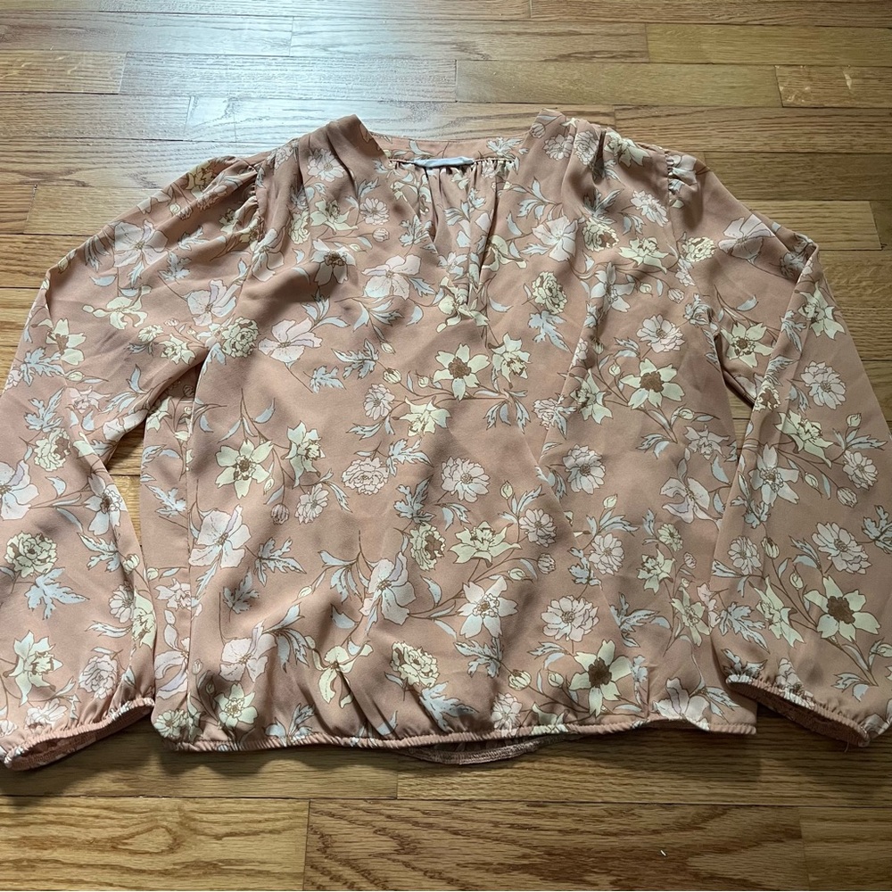 Elodie Floral Long Sleeve Blouse Medium